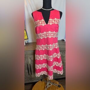 Lilly Pulitzer Pink and Cream/Gold Dress